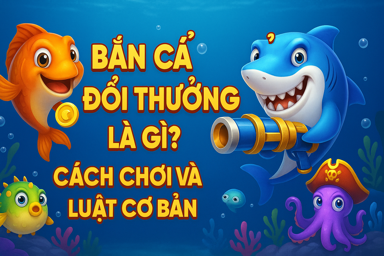 Bắn Cá Đổi Thưởng Là Gì? Cách Chơi Và Luật Cơ Bản
