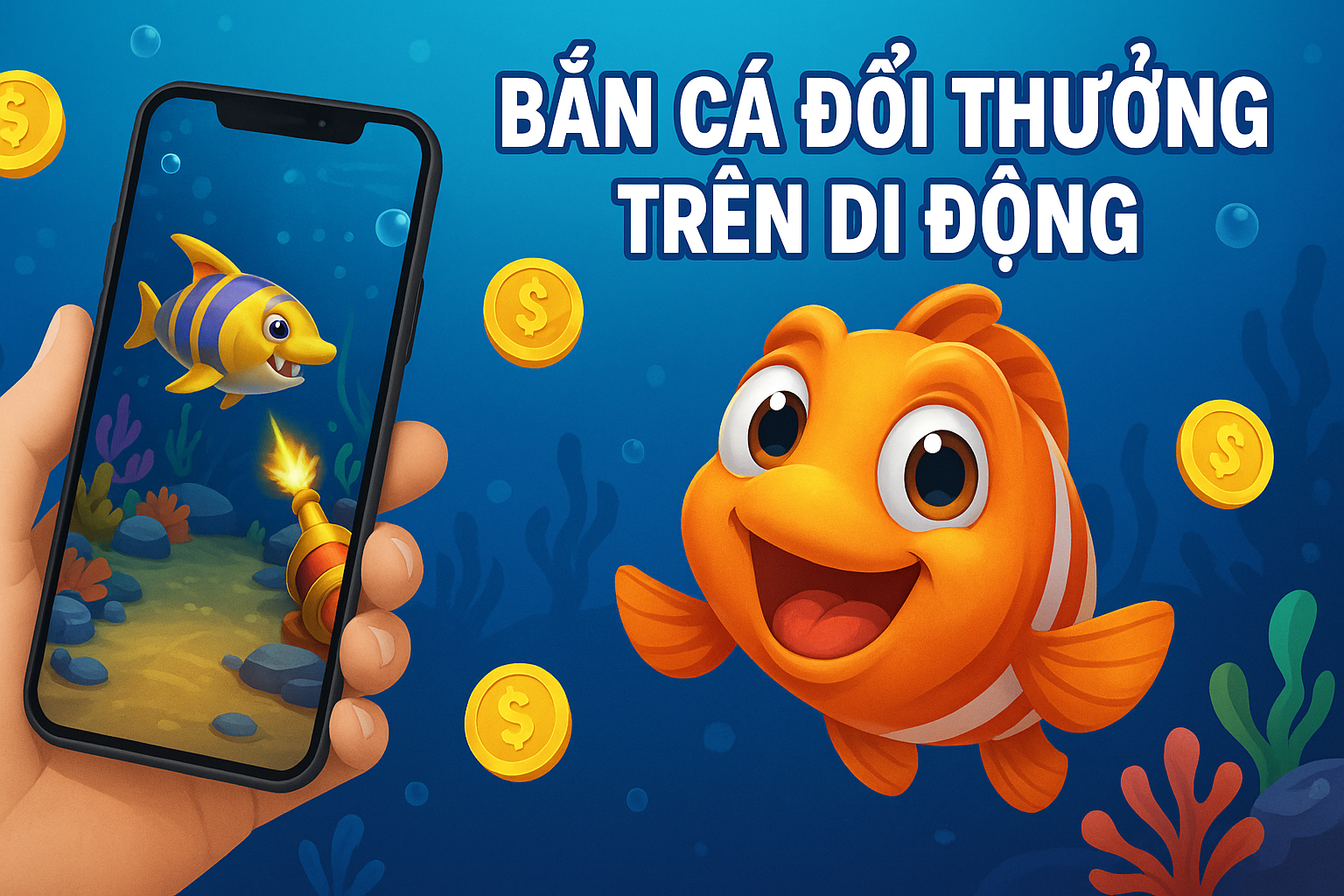 Bắn Cá Đổi Thưởng Trên Di Động – Giải Trí Mọi Lúc, Nhận Thưởng Mỗi Ngày