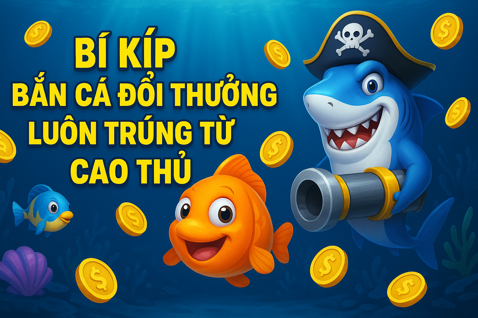 Bí Kíp Bắn Cá Đổi Thưởng Luôn Trúng Từ Cao Thủ