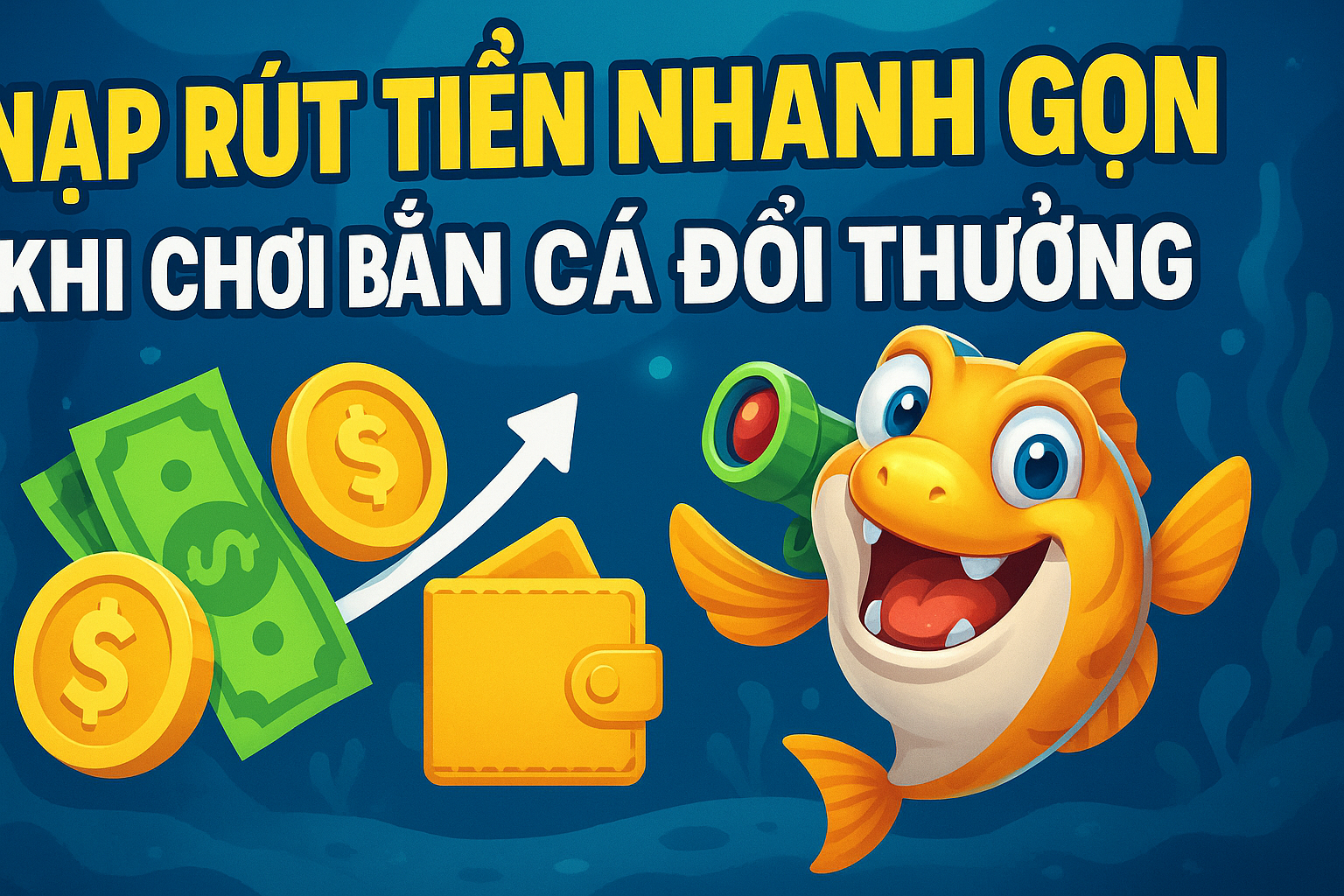 Nạp Rút Tiền Nhanh Gọn Khi Chơi Bắn Cá Đổi Thưởng | Hướng Dẫn Chi Tiết