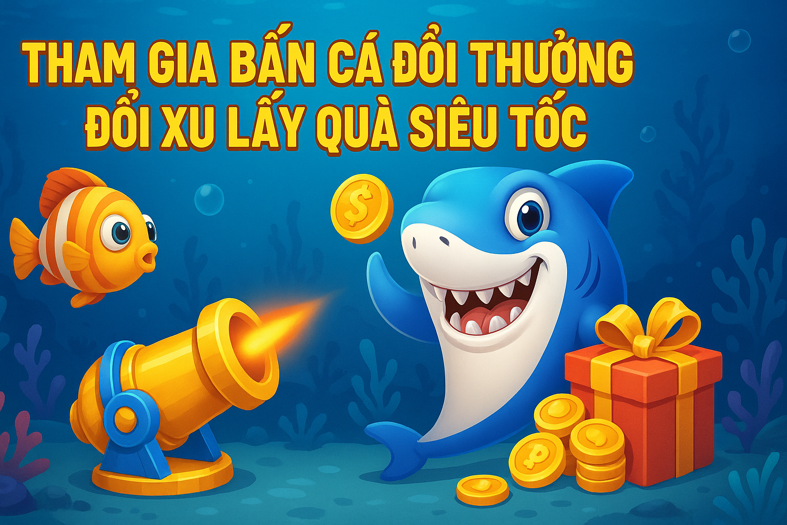 Tham Gia Bắn Cá Đổi Thưởng – Đổi Xu Lấy Quà Siêu Tốc: Giải Trí & Nhận Quà Cực Dễ