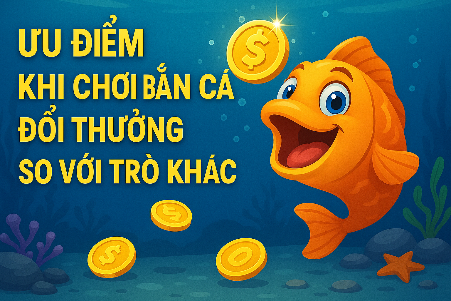 Ưu Điểm Khi Chơi Bắn Cá Đổi Thưởng So Với Trò Khác | Trò Chơi Giải Trí Hấp Dẫn